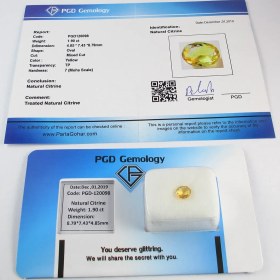 تصویر سیترین شناسنامه دار PGD-120098 