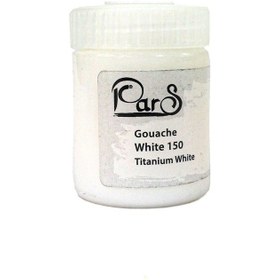 تصویر گواش تک رنگ سفید 