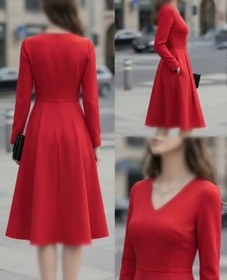 تصویر پیراهن مدل جولیا - کرم / 48 