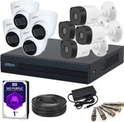 تصویر پکیج 8 دوربین HD اقتصادی 2 مگاپیکسل 