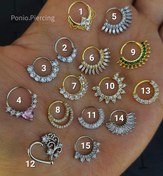 تصویر پیرسینگ های جواهری2 