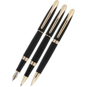 تصویر ست خودکار و روان نویس مدل Ring یوروپن رینگ Ring European pen and pen set