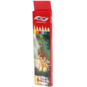 تصویر مداد رنگی 6 رنگ ام جی ام 2022 MGM MGM 2022 6 PIECES COLOR PENCIL