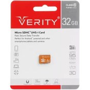 تصویر رم 32 گیگ کلاس 10 verity کارت حافظه‌ microSDHC وریتی 