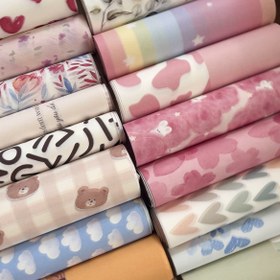 تصویر کاغذ پوستی طرحدار 