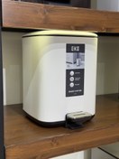 تصویر سطل زباله 6 لیتری مربع مشکی مات اکو کد 9388P-BL اسمارتSMART 