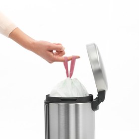 تصویر سطل زباله 20 لیتر سفید برابانتیا | Brabantia NEWICON PEDAL BIN 