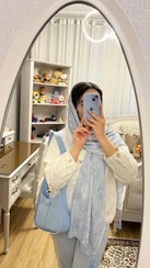 تصویر کت جین سفید زنانه ZARA 