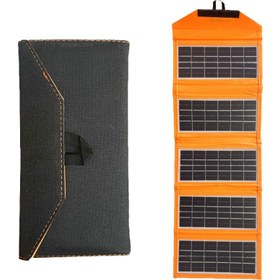 تصویر پنل خورشیدی تاشو ۱۰ وات مدل WGWX-2W-5 