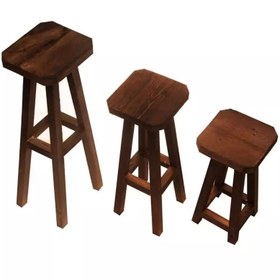 تصویر استند چهار پایه گلدانی ست 3تایی 