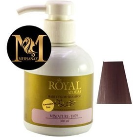 تصویر شامپو رنگساژ 300میل آتوسا رویال 8.029 Atousa Royal Dye Shampoo 300 ml