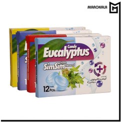 تصویر آبنبات سرد مکیدنی اکالیپتوس سیم سیم Eucalyptus Sim Sim lollipop