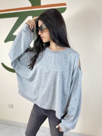 تصویر پیراهن پاییزی Shein شین کد: 300077000 - طوسی / 4XL 3t-boutique