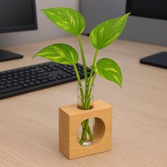 تصویر گلجا چوبی کد F100 