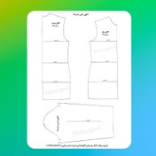 تصویر الگو آماده رگالی سایز 38 