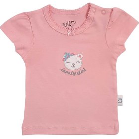 تصویر بلوز آستین کوتاه (تیشرت) نوزاد دخترانه طرح لاولی نیلی Nili Lovely Nili Lovely Baby Girl Short Sleeve Shirt