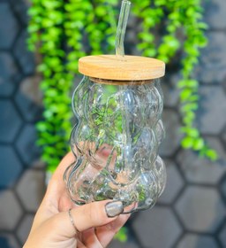 تصویر ماگ پیرکس نی دار 