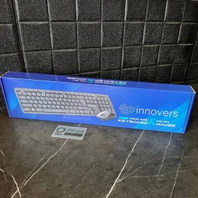 تصویر کیبورد و ماوس بی سیم اینوورس مدل imk-241 Innovers Wireless Keyboard & Mouse imk-241