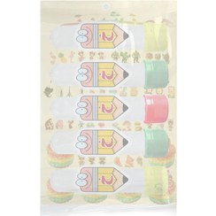 تصویر بسته 5 عددی کپسول گیفت کندی باکس نشانه حرف خ 