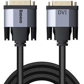 تصویر کابل تبدیل دی‌وی‌آی 2 متری بیسوس Baseus Enjoyment 2K DVI To DVI Cable CAKSX-R0G 