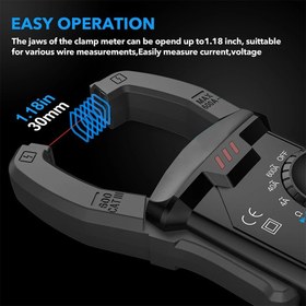 تصویر مولتی متر کلمپی دیجیتال مستک مدل CM83A PLUS mestect CM83A PLUS digital clamp multimeter