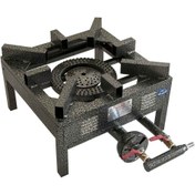 تصویر اجاق گاز پروفیلی دو شعله متوسط سایز 47*47 