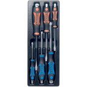 تصویر مجموعه پیچ گوشتی ضربه خور لیکوتا مدل ACK-384015 LICOTA 6 PIECES - GO THROUGH SCREWDRIVER SET ACK-384015