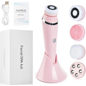 تصویر ابزار پاکسازی و زیبایی صورت التراسونیک برقی مدل SK0306B - سبز ا SK0306B Model Ultrasonic Electric Facial Cleansing and Beauty Instrument SK0306B Model Ultrasonic Electric Facial Cleansing and Beauty Instrument