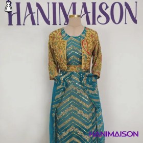 تصویر لباس کردی سورانی کوله جقه هانی مزون 