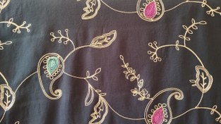 تصویر پارچه کرسپو خامه دوزی 