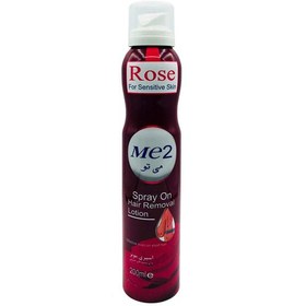 تصویر اسپری موبر بدن می تو ME2 مدل rose حجم 200 میل May To ME2 body hair spray, rose model, volume 200 ml