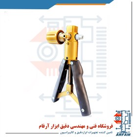 تصویر هندپمپ پنوماتیک مدل VEC_P1 ایجاد خلاء تا فشار 40 بار ساخت ایران Pneumatic Handheld Pressure Calibrator Hand Test Pump VEC_P1