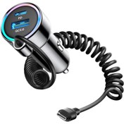 تصویر شارژر فندکی جوی‌روم مدل JR-CL07 توان 72 وات 