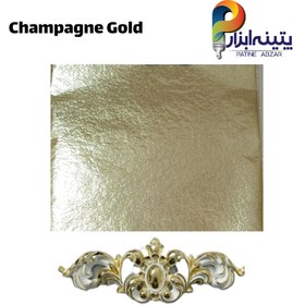 تصویر ورق طلا استیل Champagne Gold فیناچی ایتالیایی (هزار تایی) 