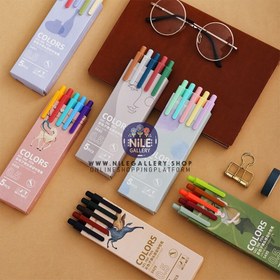 تصویر خودکار رنگی ژله ای ریسان قطرنوشتاری 0.5 میلیمتر cute resun gel ink pen 0.5 mm code 17-243 [www.nilegallery.shop] 