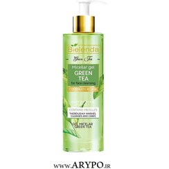 تصویر ژل میسلار بی یلندا (BIELENDA) پاک کننده صورت چای سبز حجم 200 میلی لیتر Bielenda green tea face cleansing micellar gel