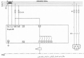 تصویر رگولاتور بانک خازنی، یانیتزا ساخت آلمان JANITZA مدل PROPHI-6R 