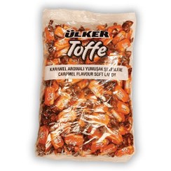 تصویر شکلات تافی کاراملی اولکر اصل ترکیه بسته 1 کیلوگرم Ulker Caramel Toffee original Türkiye 1kg package