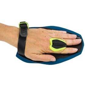 تصویر فین و پوتین پالت دست سایز S مشکی زرد QUICK'S دکتلون Decathlon 