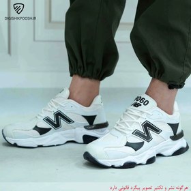 تصویر کفش کتونی اسپرت نیوبالانس (New Balance) مدل 9060 SA مردانه و پسرانه رنگ مشکی زیره سفید - 42 (New Balance) 9060 SA