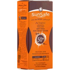 تصویر کرم ضد آفتاب بی رنگ سان سیف برای پوست چرب ( اصل , انقضا 1407/02 , قسطی , ارسال یک روزه ) 