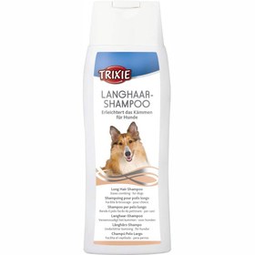 تصویر شامپو سگ تریکسی مخصوص موهای بلند مدل Long Hair Shampoo حجم ۲۵۰ میلی لیتر Trixie Long Hair Shampoo for Dog 250ml