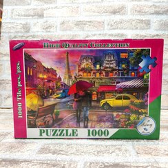 تصویر پازل ۱۰۰۰ تکه رینگ - برج ایفل و چتر Puzzle