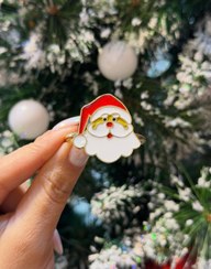 تصویر حلقه دستمال سفره کریسمسی - بابانوئل 