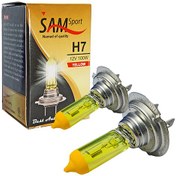 تصویر لامپ زرد H7 مجموعه ۲ عددی 