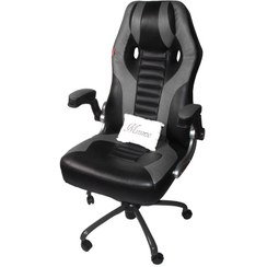 تصویر صندلی گیمینگ میزیمو مدل PS4 4Gray - قرمز 