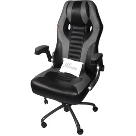 تصویر صندلی گیمینگ میزیمو مدل PS4 4Gray - مشکی 