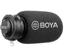 تصویر میکروفن شات گان لایتنینگ بویا BOYA BY-DM200 Lightning Microphone 