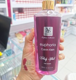 تصویر بادی اسپلش زنانه شمیاس ایفوریا EUPHORIA CALVIN KLEIN 