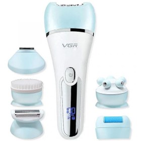 تصویر ست اصلاح موی بدن بانوان وی جی ار مدل V-733 VJR women's body hair styling set model V-733